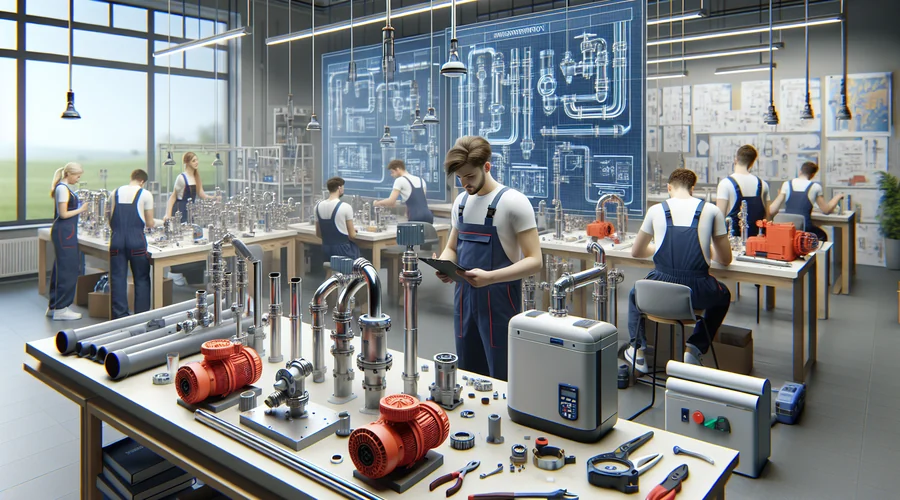 Vízgépészeti és technológiai berendezésszerelő képzés — MODELLO Intézet